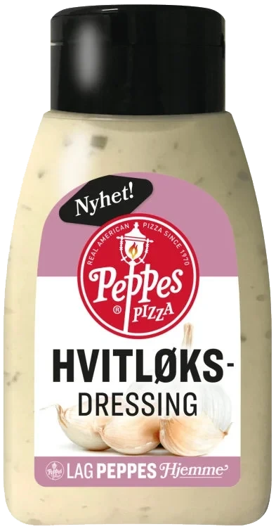 Hvitløksdressing 200g Peppes