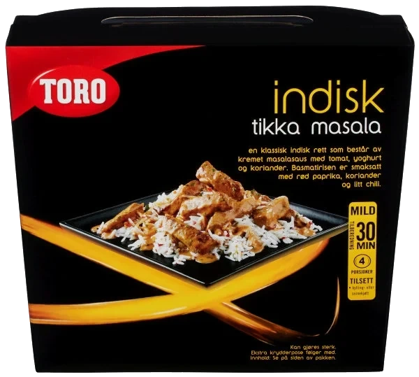 Tikka Masala Indisk Kit 318g Toro