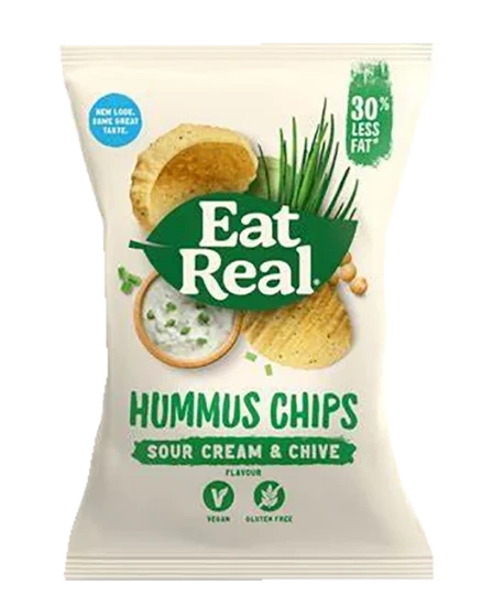 Eat Real Hummus Chips Sour Cream&Onion 135g