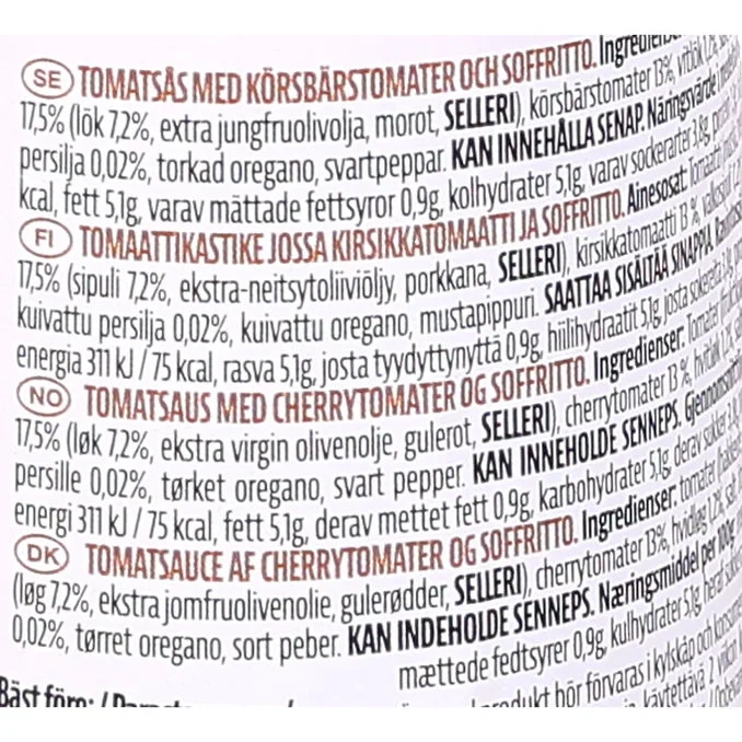 Pastasås Tradizionale 6-pack