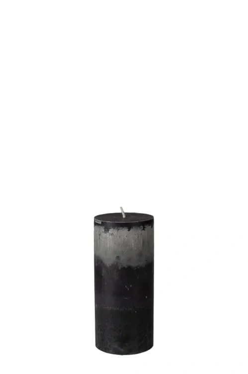 Kubbelys Sort 100% Stearin 15x6,8cm 1stk Unik
