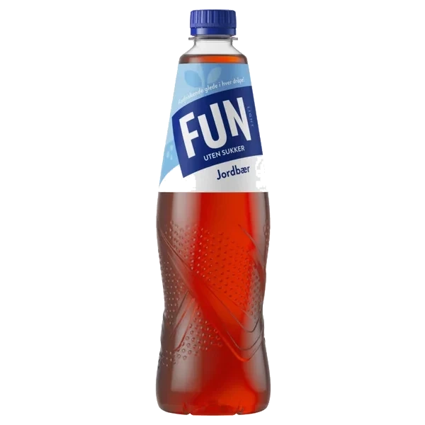 Fun Light Jordbær 0,8l