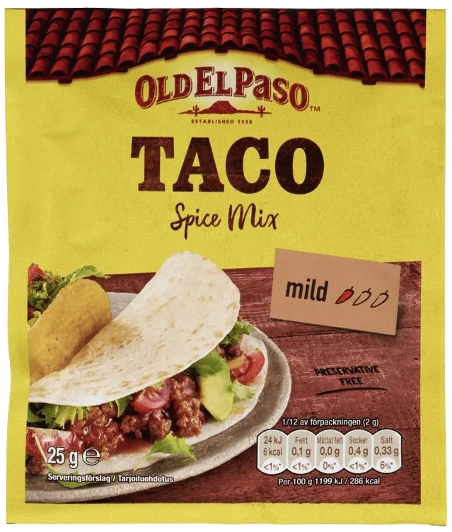 Taco Spice Mix 25g Old El Paso