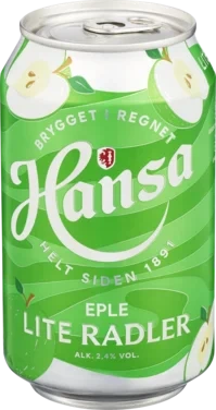 Hansa Lite Radler Eple 0,33l boks