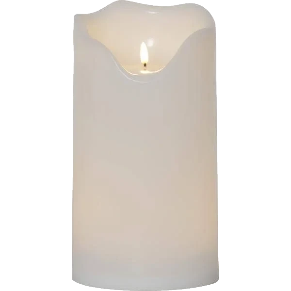 LED Blockljus Flamme Grand 16x30cm
