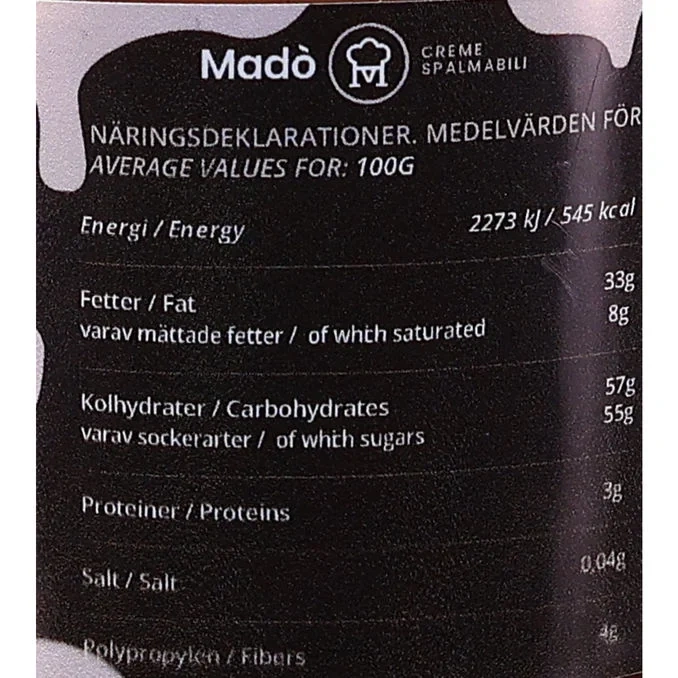 Mörk Choklad Kräm