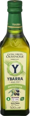 Ybarra Extra Virgin Olivenolje Økologisk 12x500ml