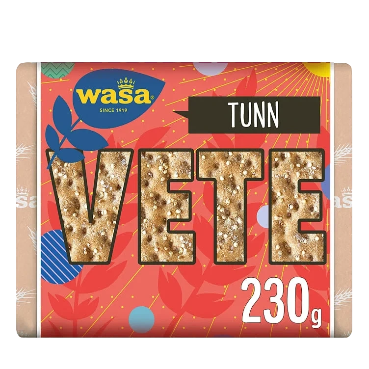 Knekkebrød Tynn Hvete 230g Wasa