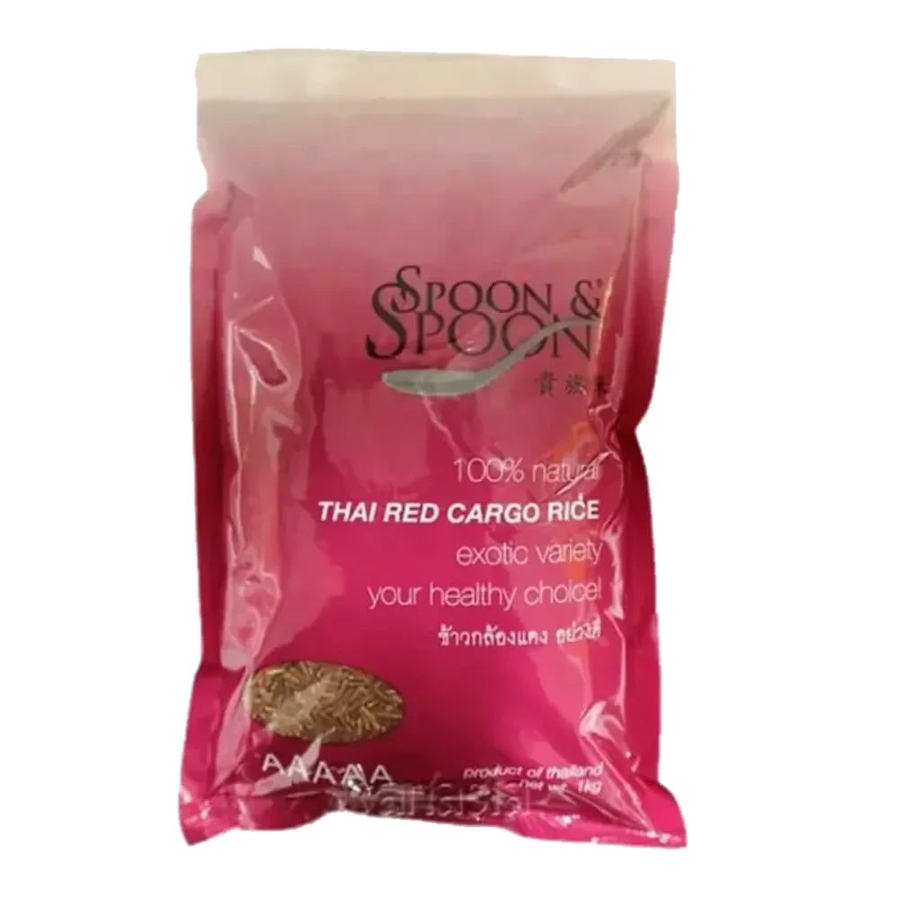 Spoon spoon thai cargo rice (red rice)
