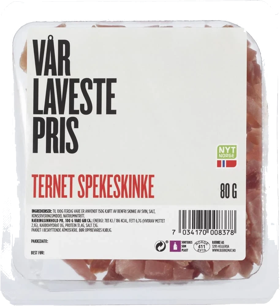Spekeskinke Topping