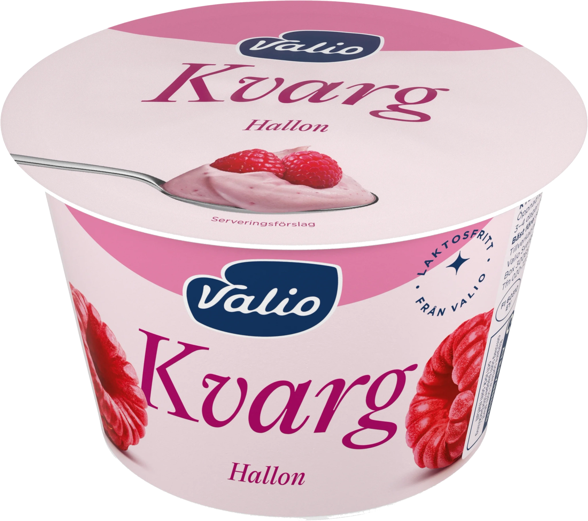 Laktosfri Kvarg Hallon 7%