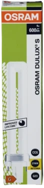 Kompaktlysrør Dulux S 9w G23