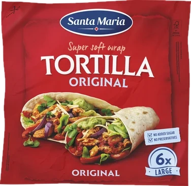 Tortilla Original Large (6-pack) 371g Santa Maria