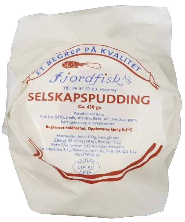 Selskapspudding 450g Fjordfisk