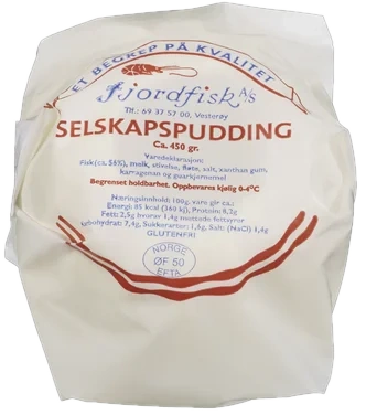 Selskapspudding 450g Fjordfisk