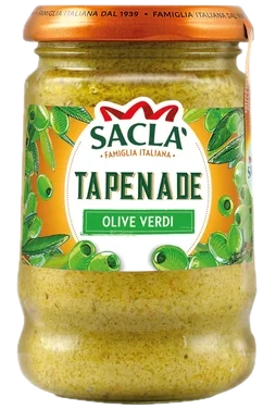 Tapenade Grønn Oliven 190g Sacla