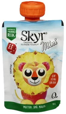 Skyr Mini Tropisk Pose 90g