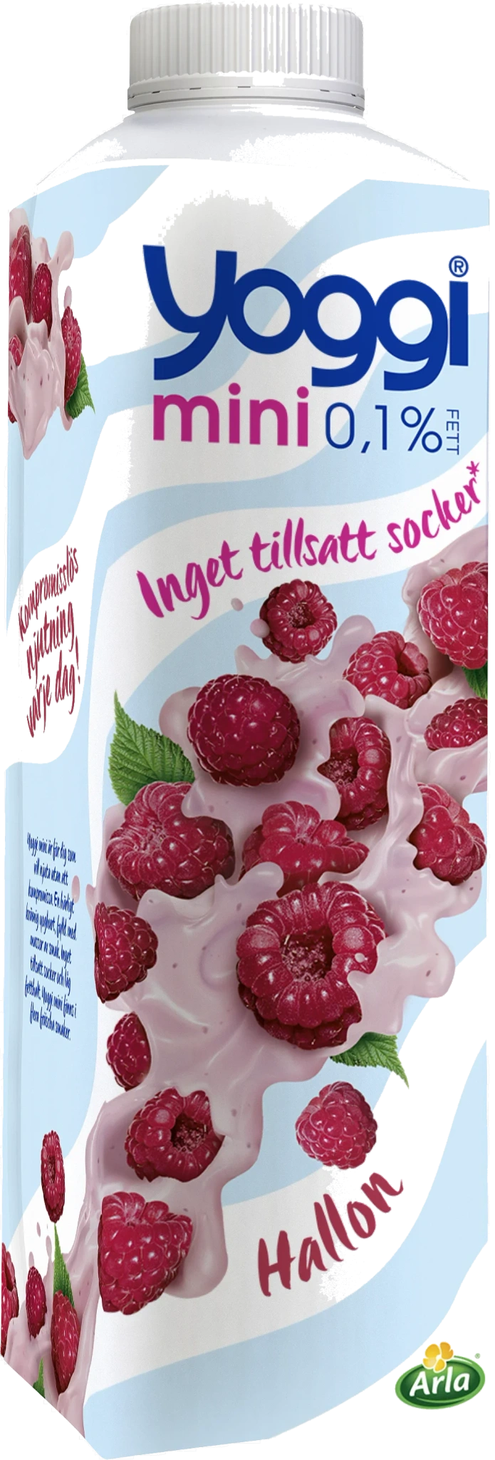 Mini yoghurt hallon 1000 g