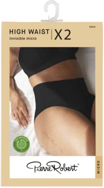 Invisible Micro High Waist X2 Black l