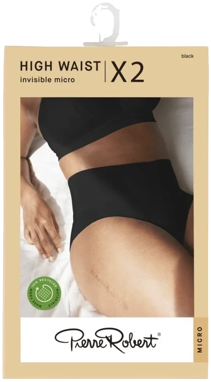 Invisible Micro High Waist X2 Black l