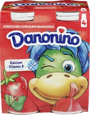 Drikkeyoghurt Jordbær Danonino
