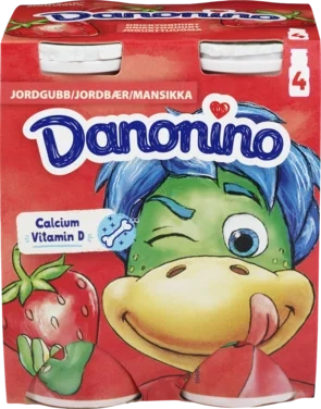 Drikkeyoghurt Jordbær Danonino