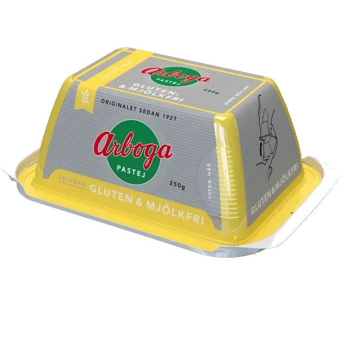 Pastej Skivbar Gluten Mjölkfri 250g Arboga