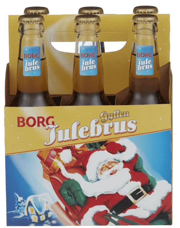 Borg Julebrus Gyllen 6stk x 0,33l