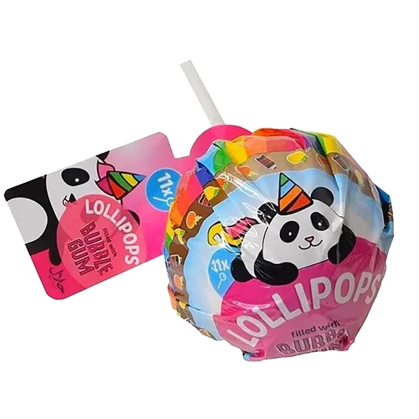 Lollipops with Bubble Gum - 11pk