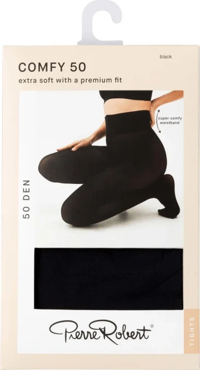 Tights Comfy 50 Den Black 40-44 Pierre Robert