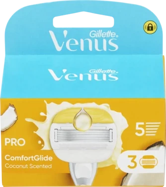 Venus Barberblad Comfglide Coconut 3stk Gillette