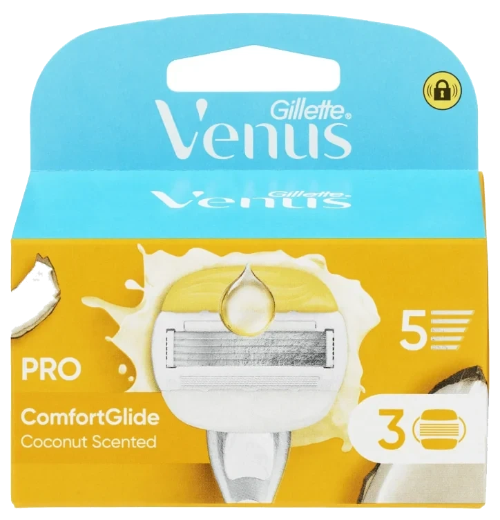 Venus Barberblad Comfglide Coconut 3stk Gillette