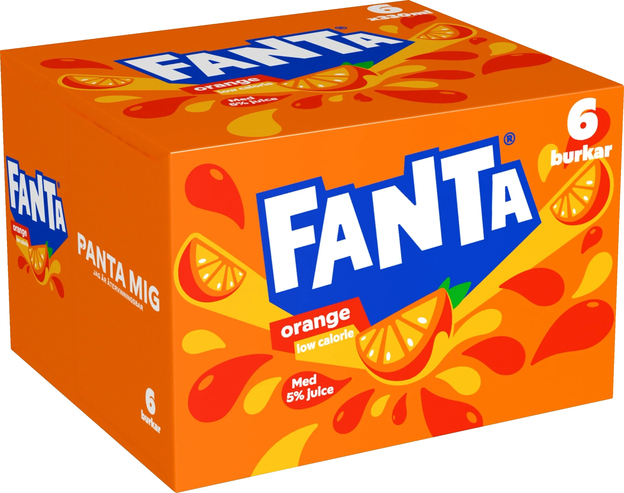 Fanta Orange 6-pack