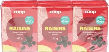 Raisins 6-pack (6*42g)