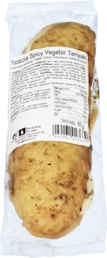 Focaccia Spicy Vegetar Teriyaki 185g