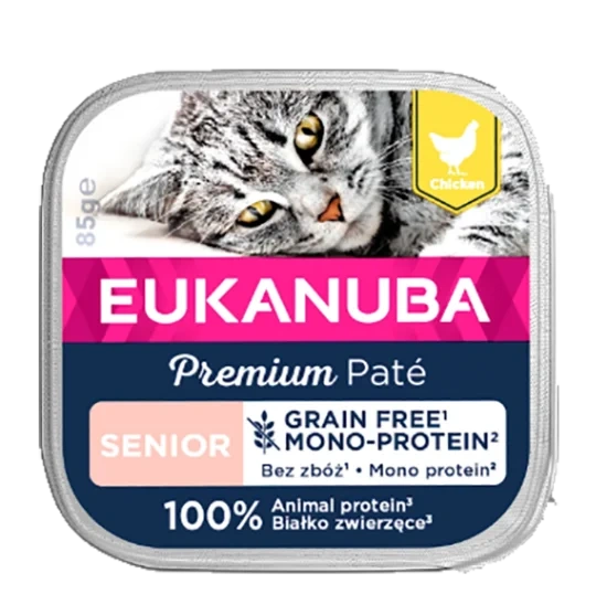 Euk Cat Senior Chicken 85g