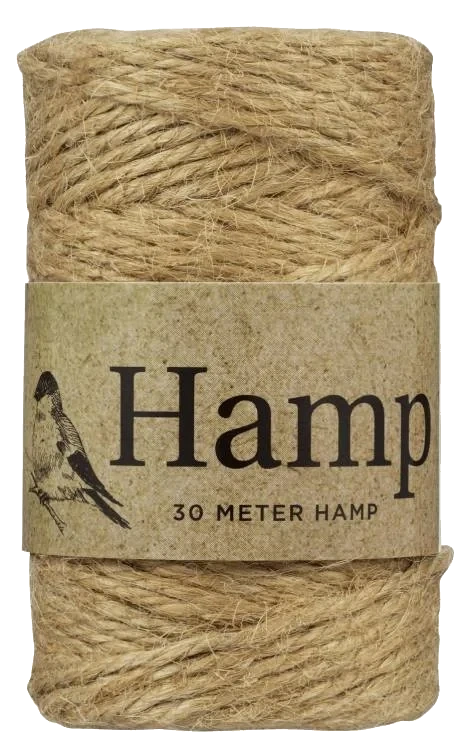 Hamprull Naturell/Rød 30m