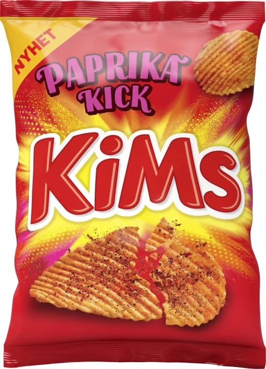 Kims Potetgull Paprika Kick 30g