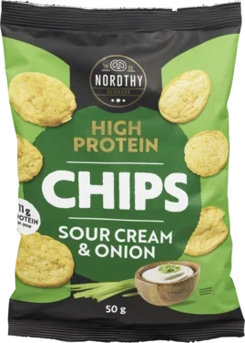 Nordthy High Protein Chips Sour Cream & Onion 50g