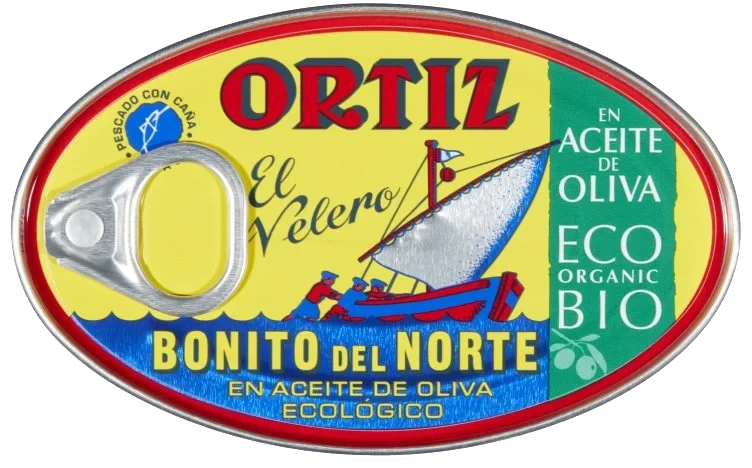 Tunfisk Hvit Økologisk i Olivenolje 112g Ortiz