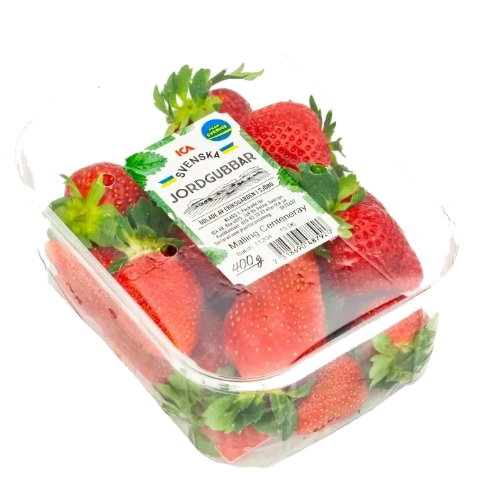Jordgubbar Svenska 400g Klass 1 ICA