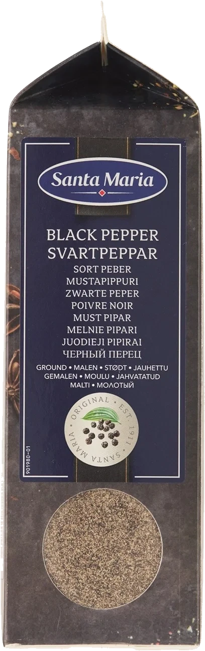 Svartpeppar Malen