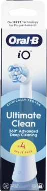 Tannbørstehoder Io Ultimate Clean 4stk Oral-b