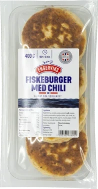 Fiskeburger m/Chili 70% Engerviks