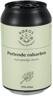 Perlende Rabarbradrikk Boks 0.33l