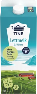 Tine Lettmelk 0,5% 1,75l​