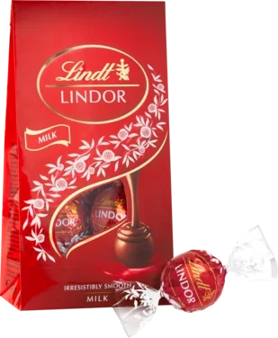 Lindor Milk 137g pose Lindt