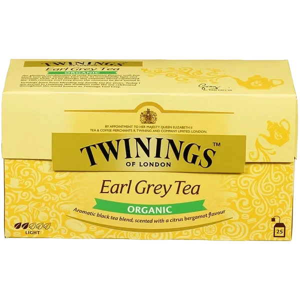 Earl Grey Tea Økologisk 25 Poser Twinings