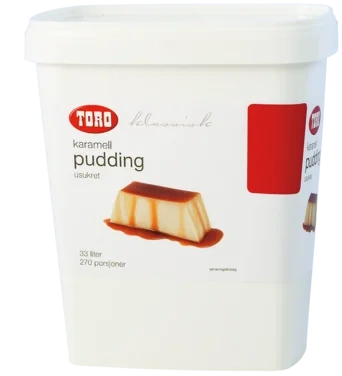 Karamellpudding Usukret Klassi Toro