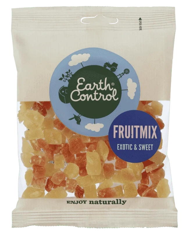 Earth Control Frukt Terninger Mix 125g
